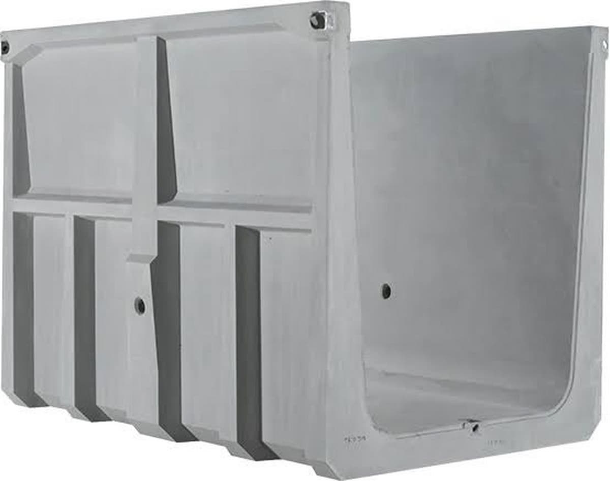 Open precast U-shape drain channel