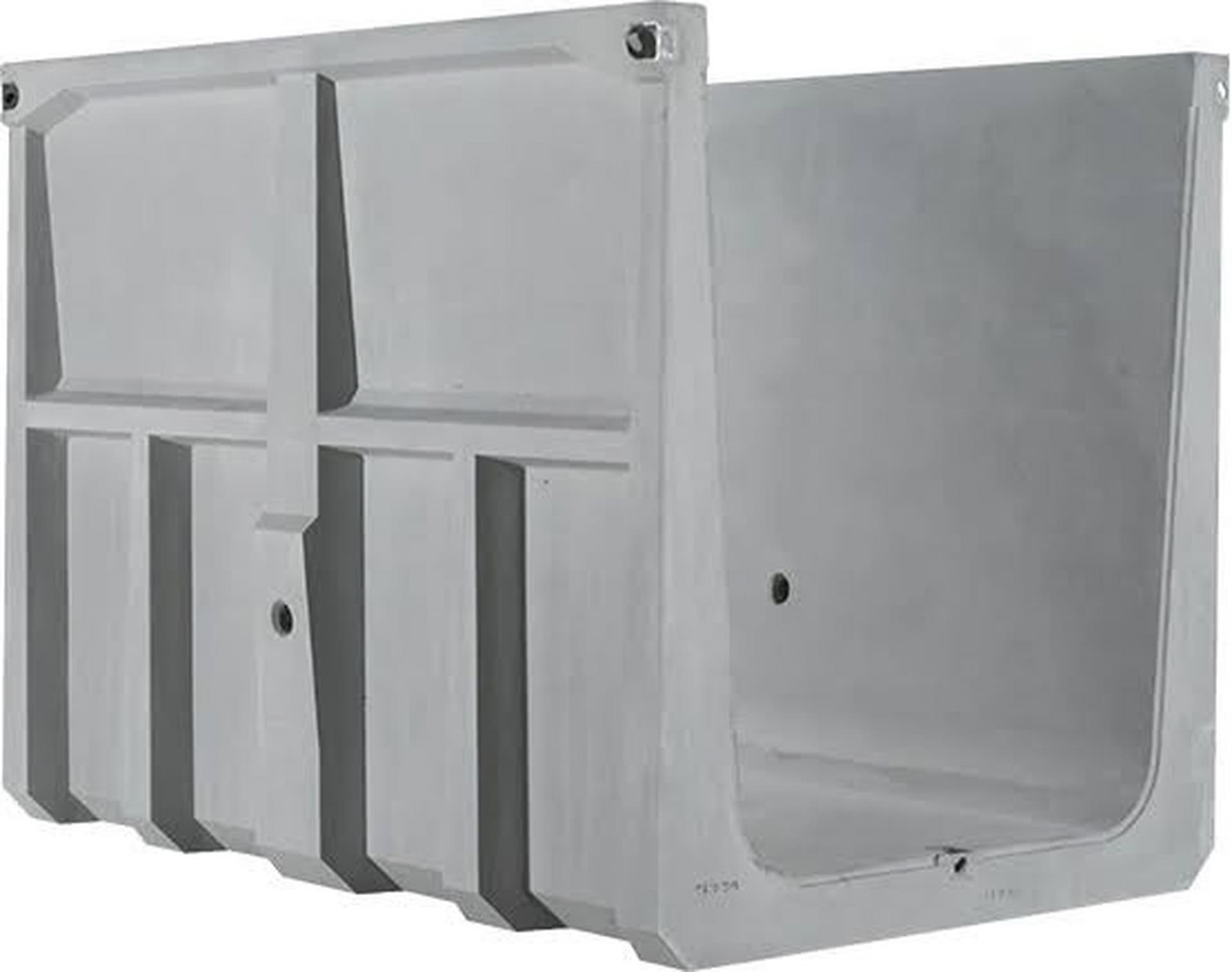 Precast concrete channel detail